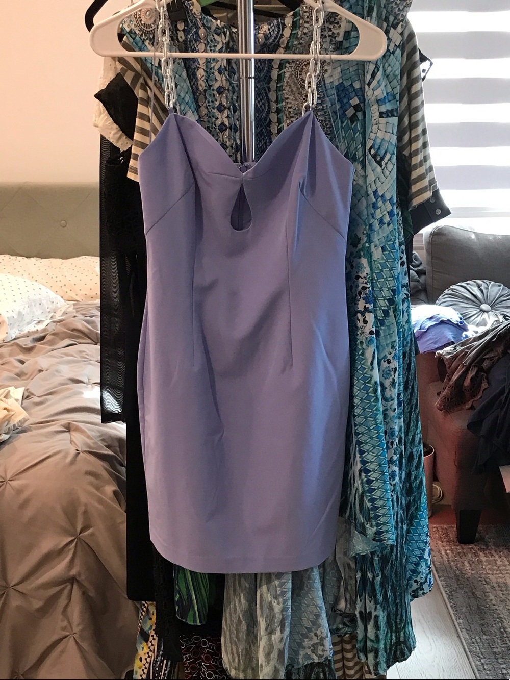 Aidan Mattox Lavender Evening Dress